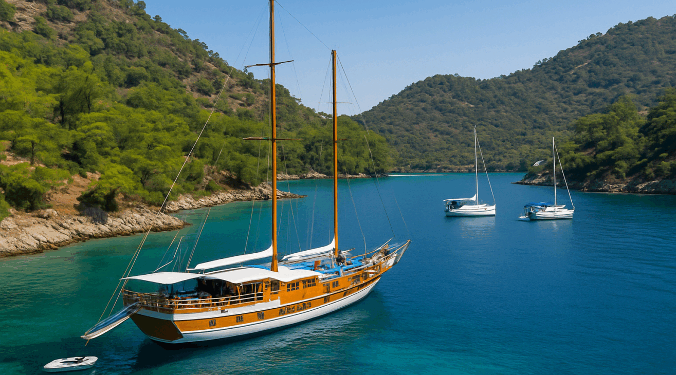 Göcekte 5 Günlük Mavi Tur Rotaları