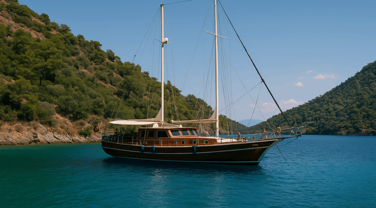 Göcekte 1 Günlük Mavi Tur Rotaları