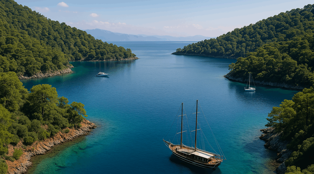 Göcekte 2 Günlük Mavi Tur Rotaları