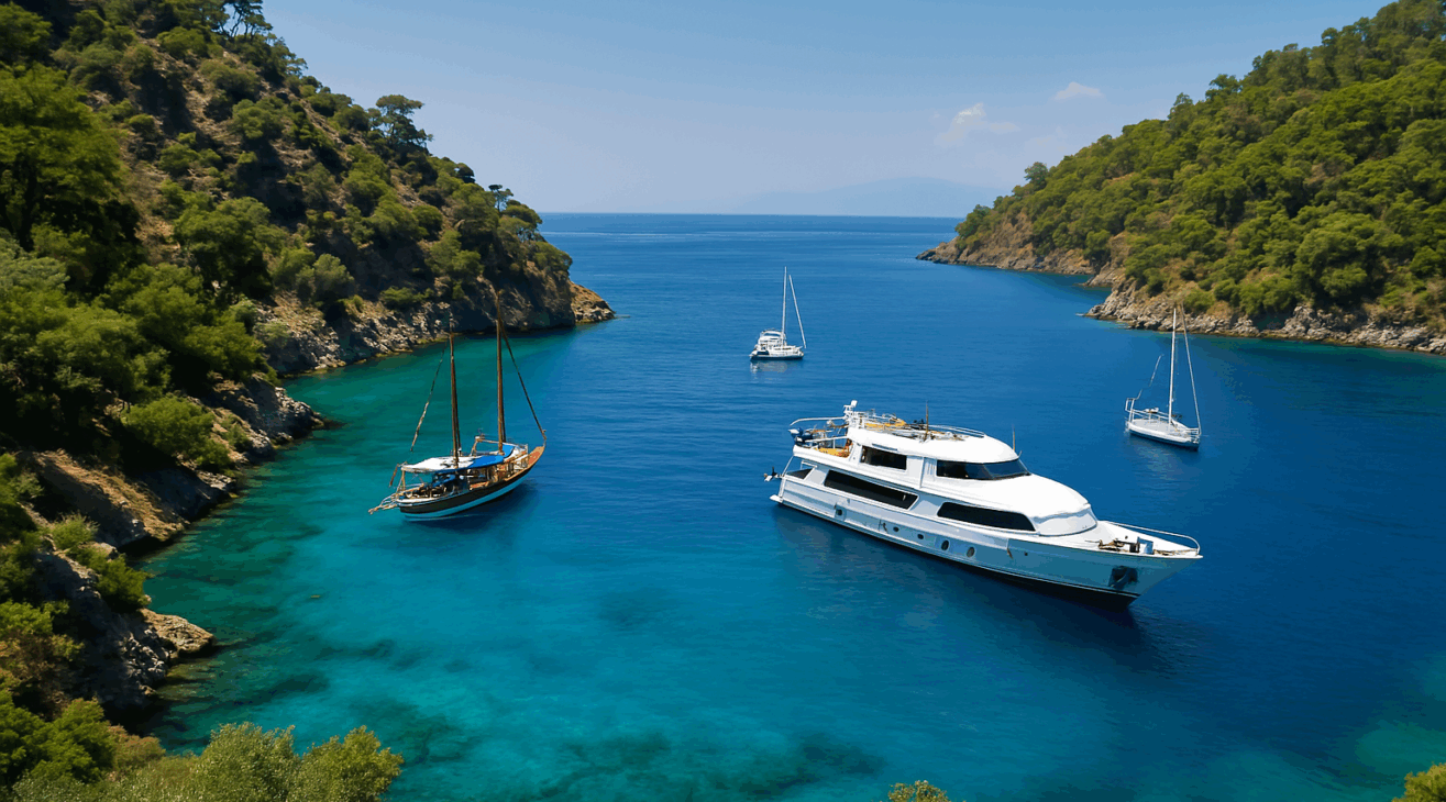 Göcekte 3 Günlük Mavi Tur Rotaları