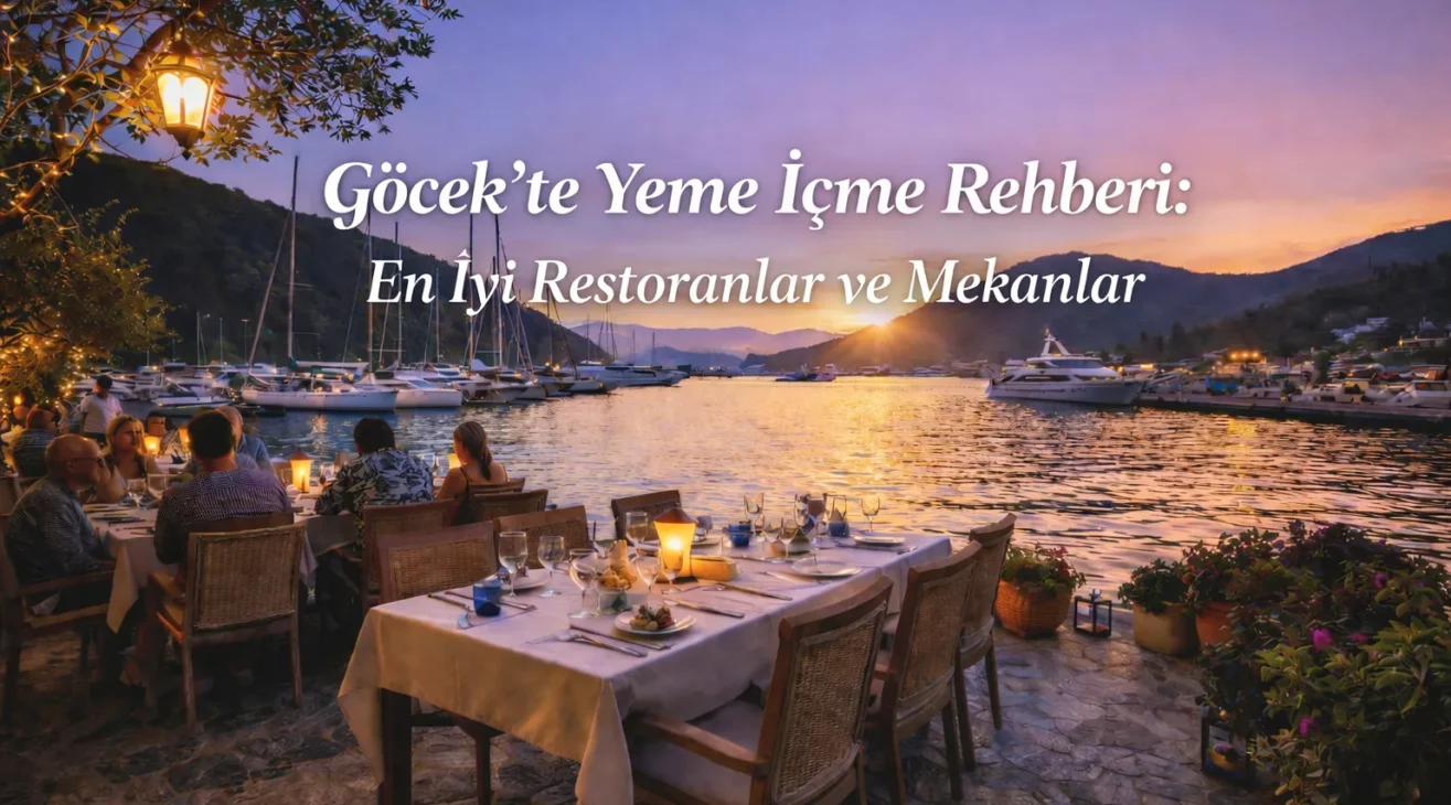 Göcek’te Yeme İçme Rehberi: En İyi Restoranlar ve Mekanlar