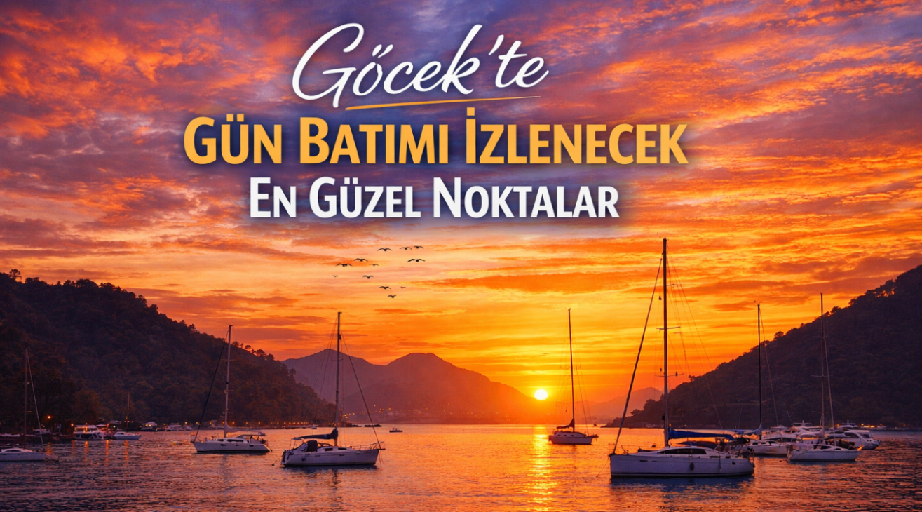 Göcek’te Gün Batımı İzlenecek En Güzel Noktalar