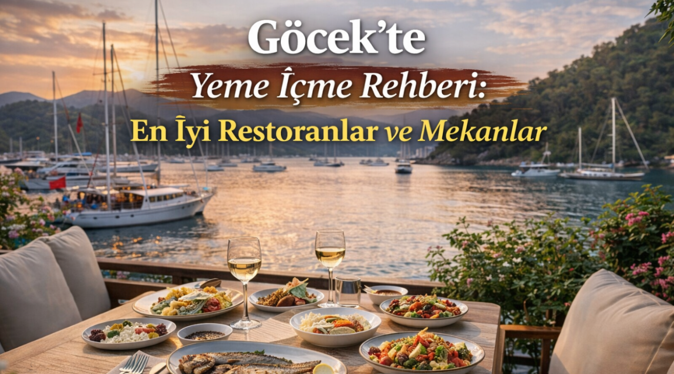 Göcek’te Yeme İçme Rehberi: Tatili Lezzetle Planlamak