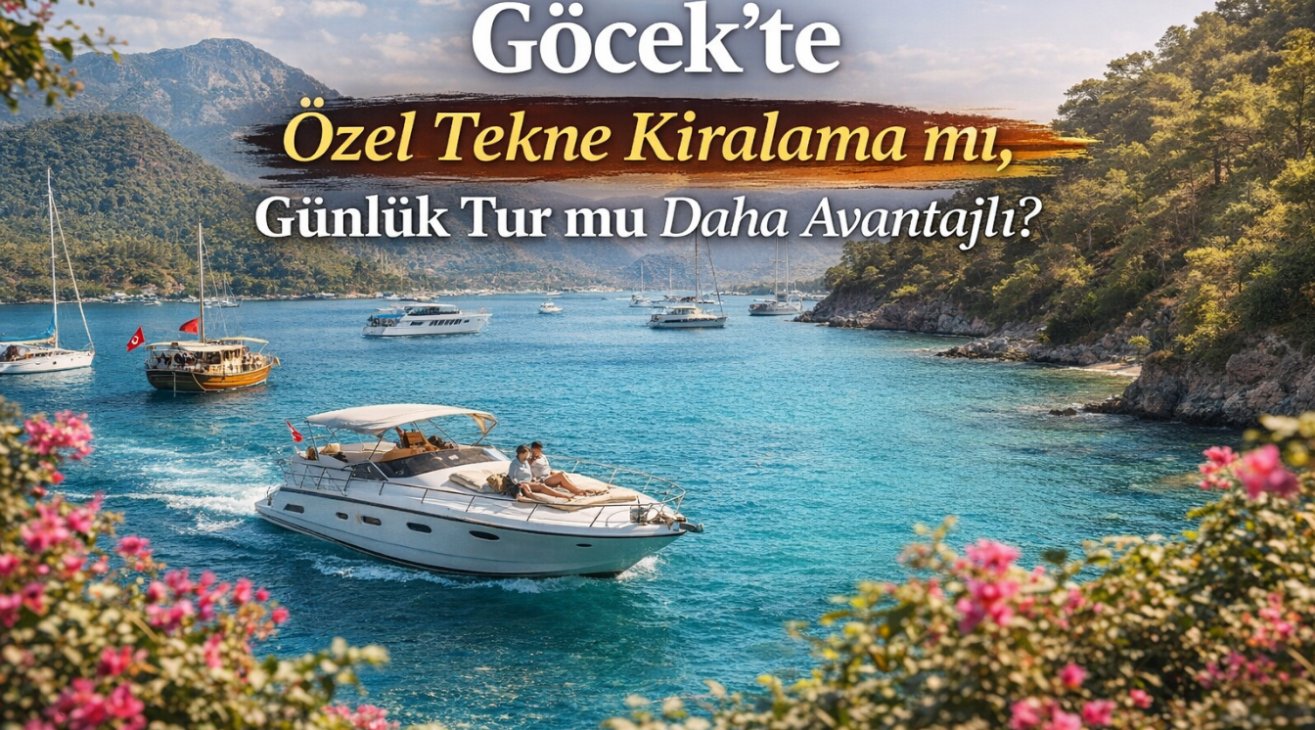 Göcek’te Özel Tekne Kiralama ile Günlük Tur Arasında Doğru Seçim