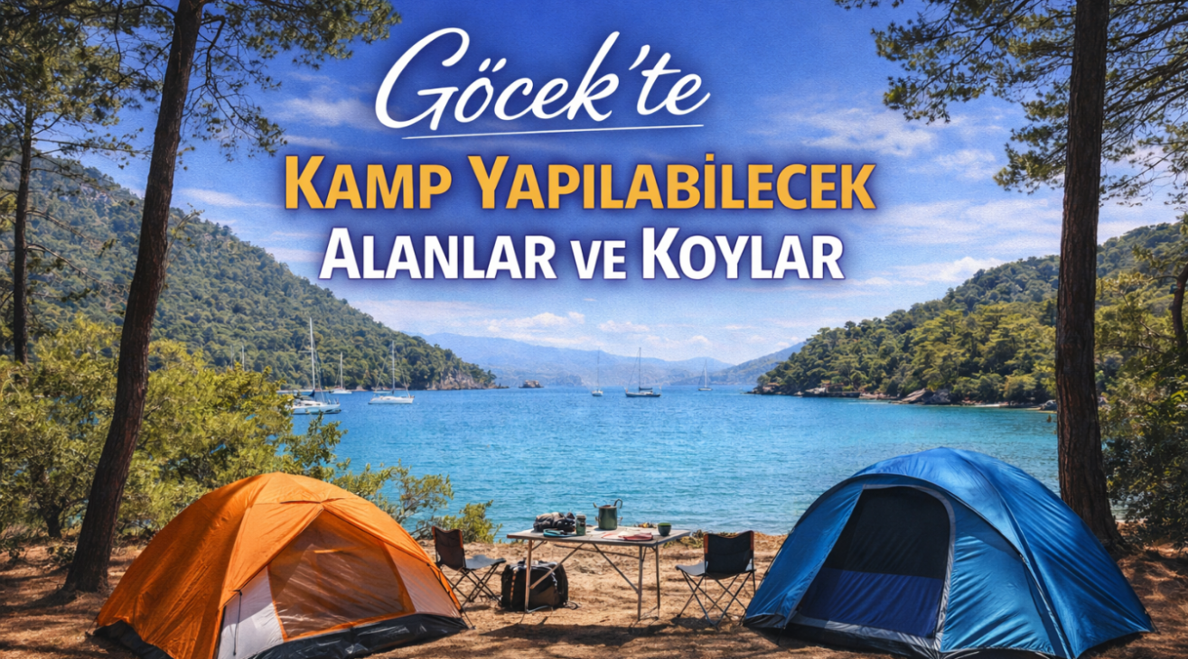 Göcek’te Kamp Yapılabilecek Alanlar ve Koylar