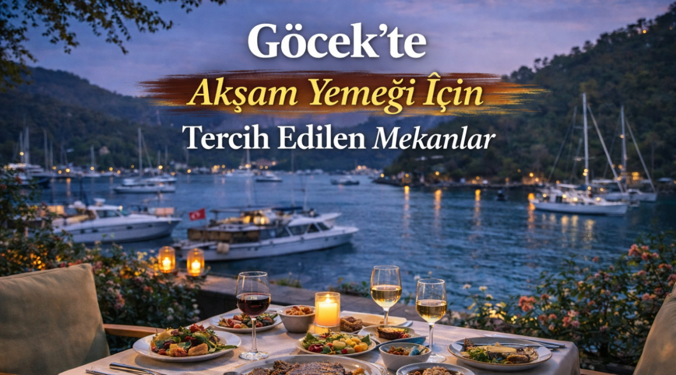 Göcek’te Akşam Yemeği İçin Tercih Edilen Mekan Tipleri: Doğru Atmosferi Yakalamak