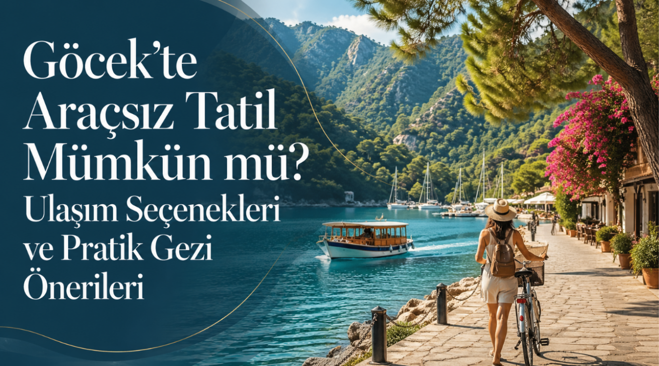Göcek’te Araçsız Tatil Mümkün mü?