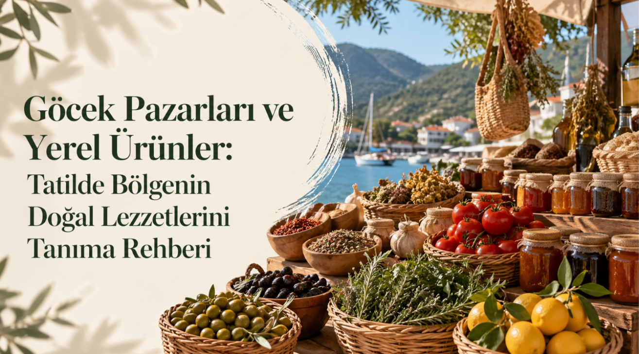 Göcek Pazarları ve Yerel Ürünler: Tatilde Bölgenin Doğal Lezzetlerini Tanıma Rehberi