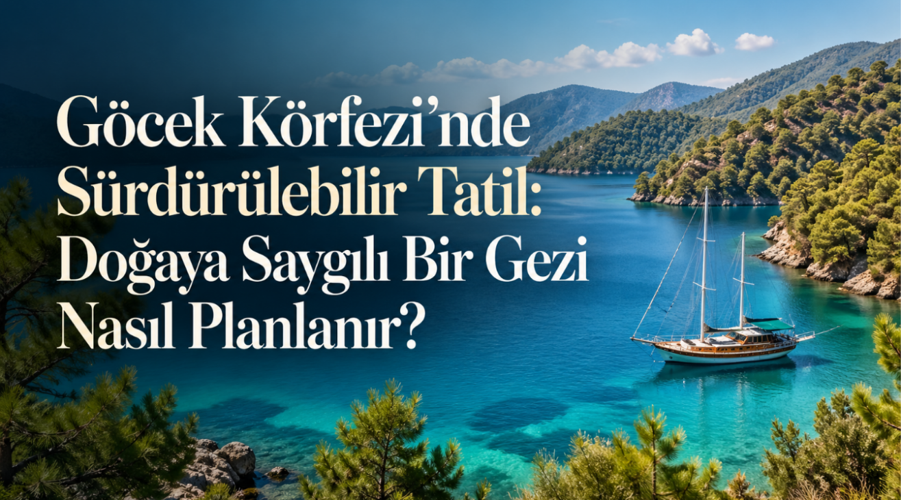 Göcek Körfezi’nde Sürdürülebilir Tatil: Doğaya Saygılı Bir Gezi Nasıl Planlanır?