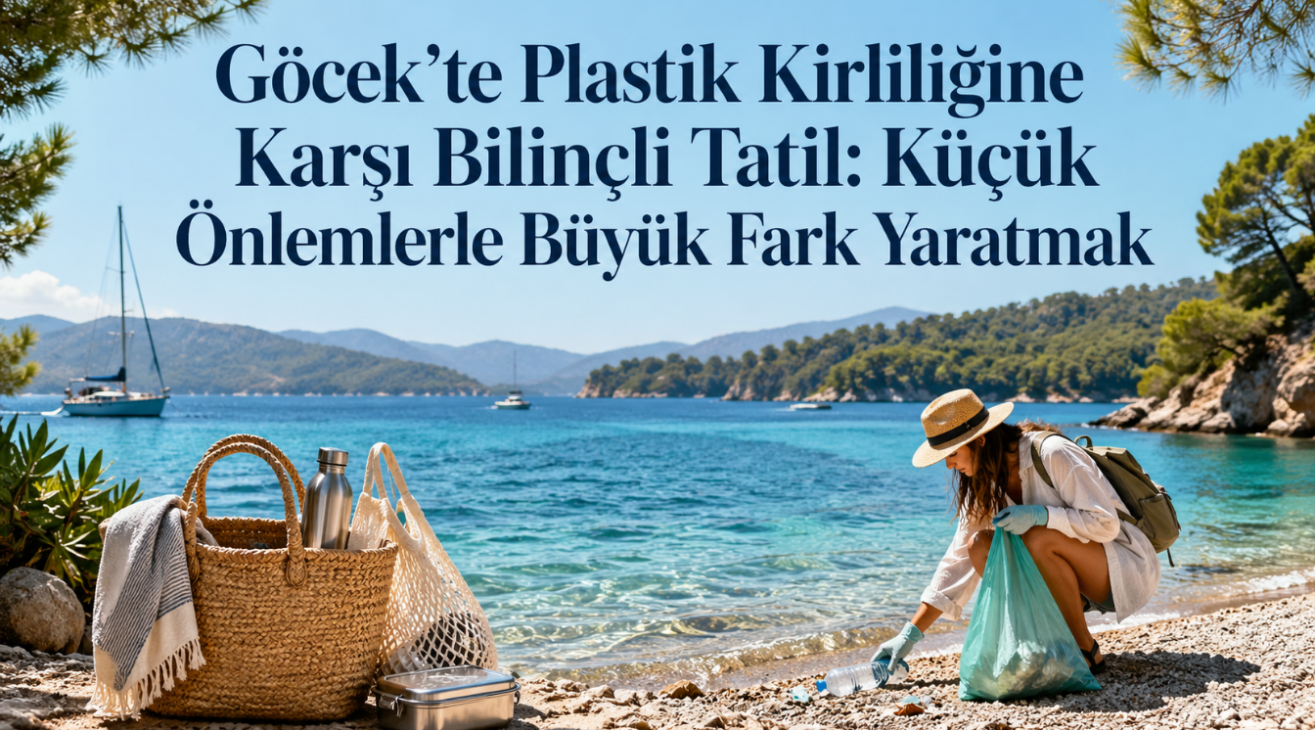 Göcek’te Plastik Kirliliğine Karşı Bilinçli Tatil: Küçük Önlemlerle Büyük Fark Yaratmak
