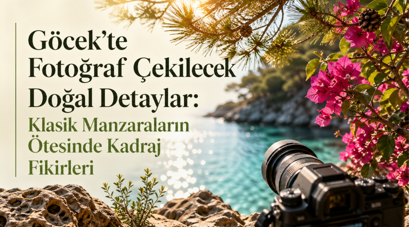 Göcek’te Fotoğraf Çekilecek Doğal Detaylar: Klasik Manzaraların Ötesinde Kadraj Fikirleri