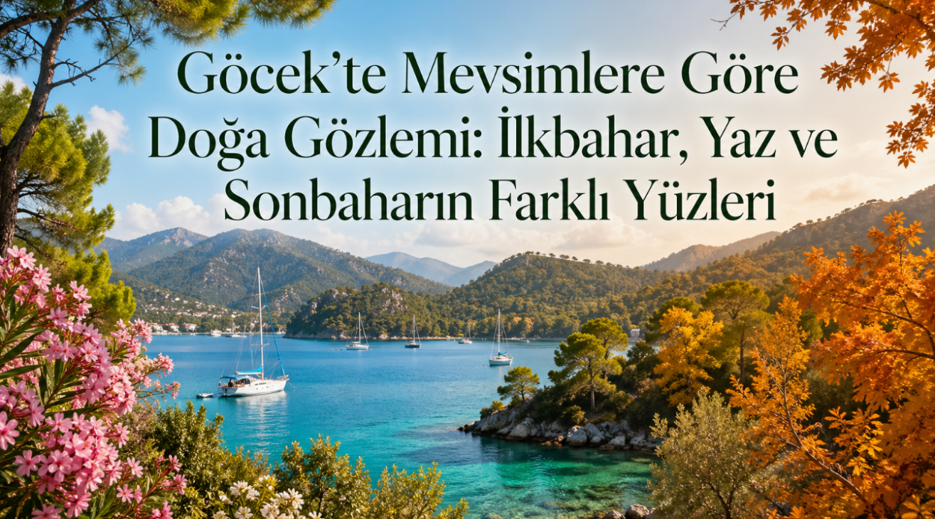 Göcek’te Mevsimlere Göre Doğa Gözlemi: İlkbahar, Yaz ve Sonbaharın Farklı Yüzleri